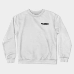 Black Text Logo Crewneck Sweatshirt